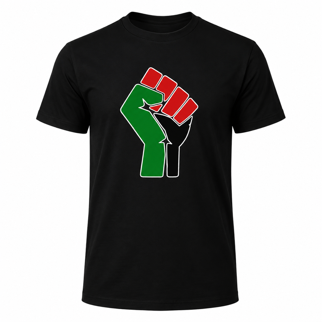 Palestine Solidarity Unisex Cotton T-Shirt – Red