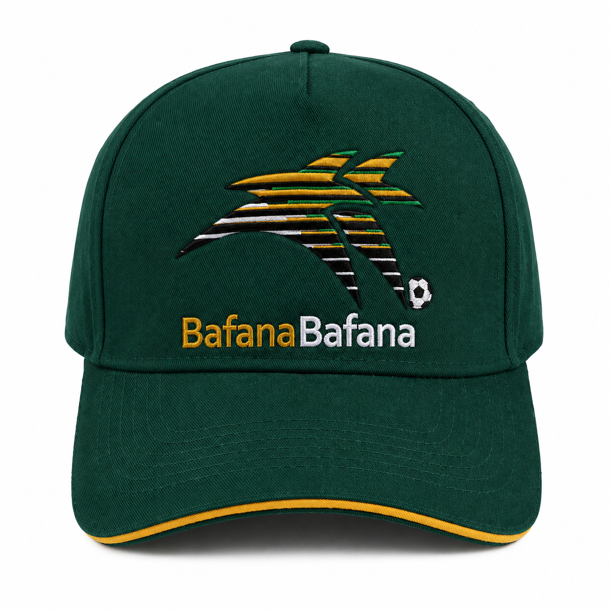 SA Supporters Cap | Green and Gold Embroidered Edition